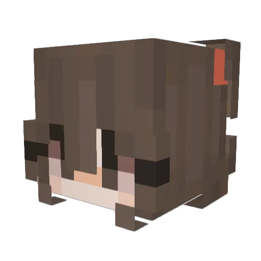 illuminaarii Minecraft avatar head, 3D render