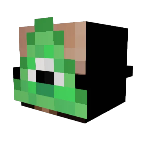illuminati_im087 Minecraft avatar head, 3D render