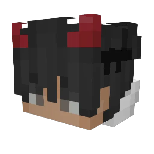 illuminator3 Minecraft avatar head, 3D render