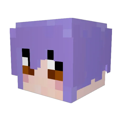 illyavan Minecraft avatar head, 3D render
