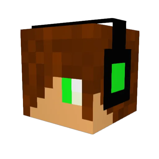 illyesbg Minecraft avatar head, 3D render