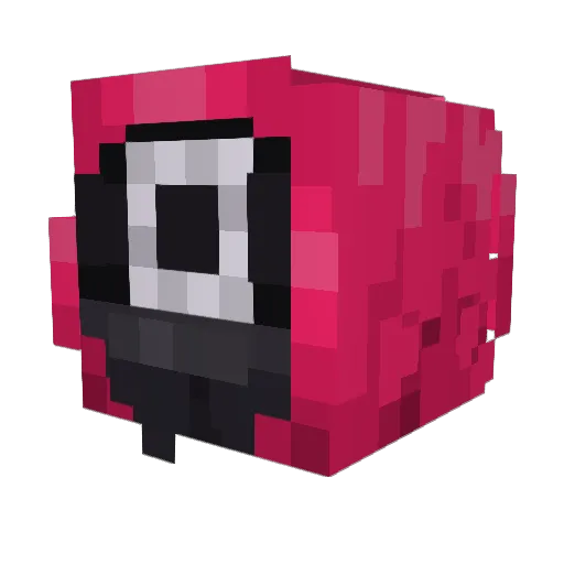 illyria2 Minecraft avatar head, 3D render