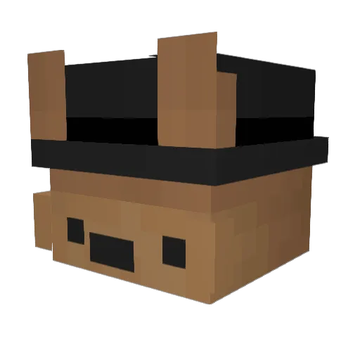illyrixn Minecraft avatar head, 3D render