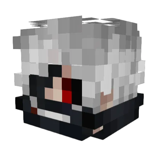 ilodeziz Minecraft avatar head, 3D render