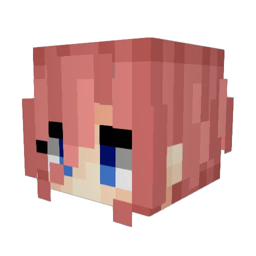 ilomilox Minecraft avatar head, 3D render