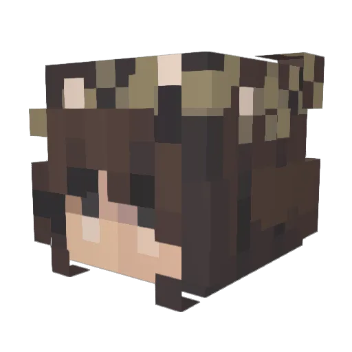 iloveCookies950 Minecraft avatar head, 3D render