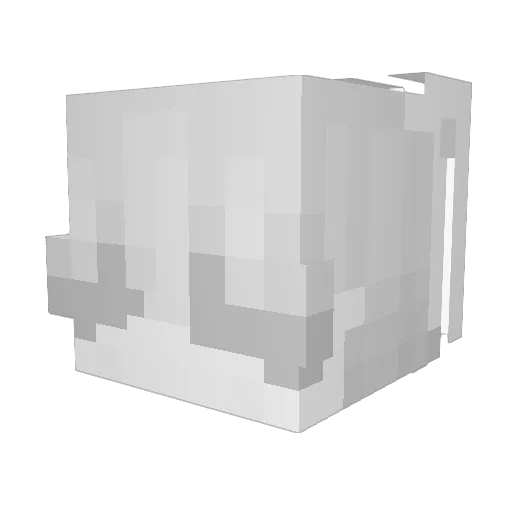 iloveM__ Minecraft avatar head, 3D render