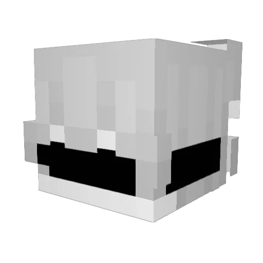 ilove_carts Minecraft avatar head, 3D render