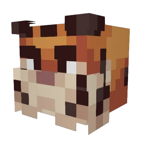 iloveanimals456 Minecraft avatar head, 3D render