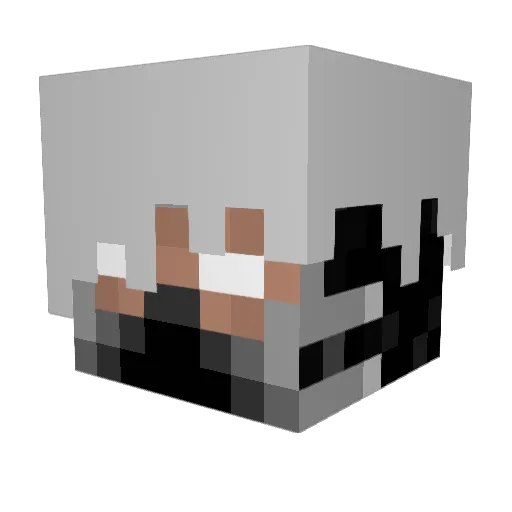 ilovearlene Minecraft avatar head, 3D render