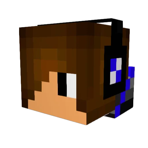 ilovecake543 Minecraft avatar head, 3D render