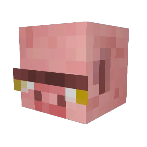 ilovecapybaraz Minecraft avatar head, 3D render