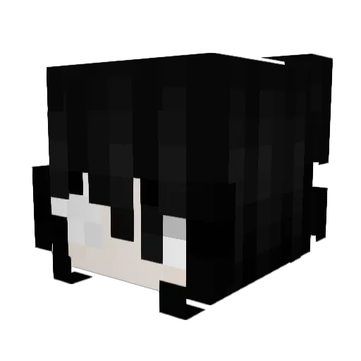 ilovecatsowowo Minecraft avatar head, 3D render
