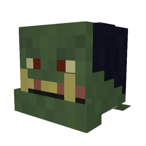 ilovedots5678 Minecraft avatar head, 3D render