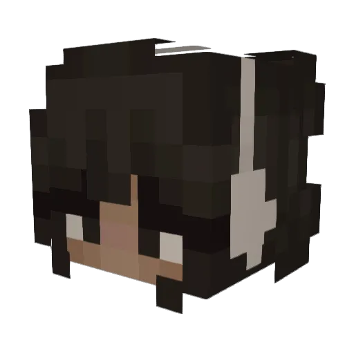 iloveelanadelrey Minecraft avatar head, 3D render