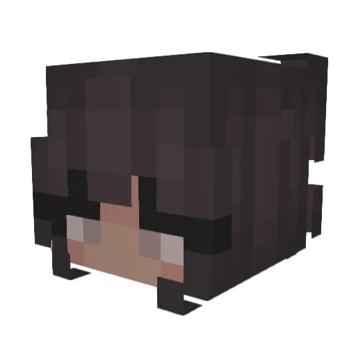 ilovehotdilfs_ Minecraft avatar head, 3D render
