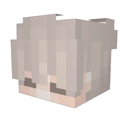 ilovematchatea Minecraft avatar head, 3D render
