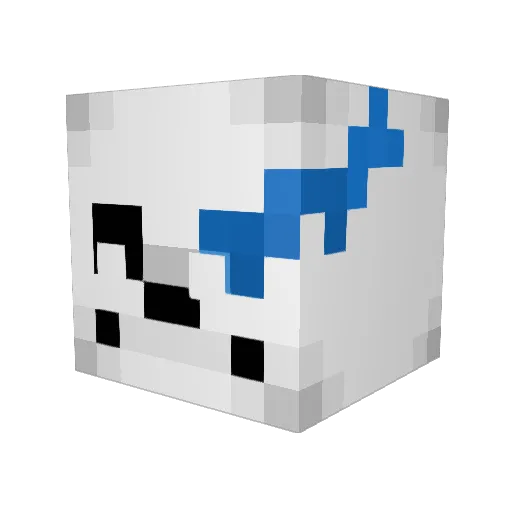 ilovepearcath Minecraft avatar head, 3D render