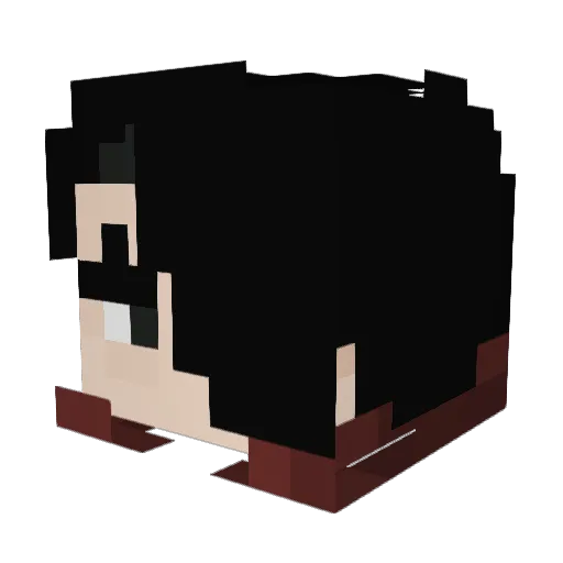 ilovesans69 Minecraft avatar head, 3D render