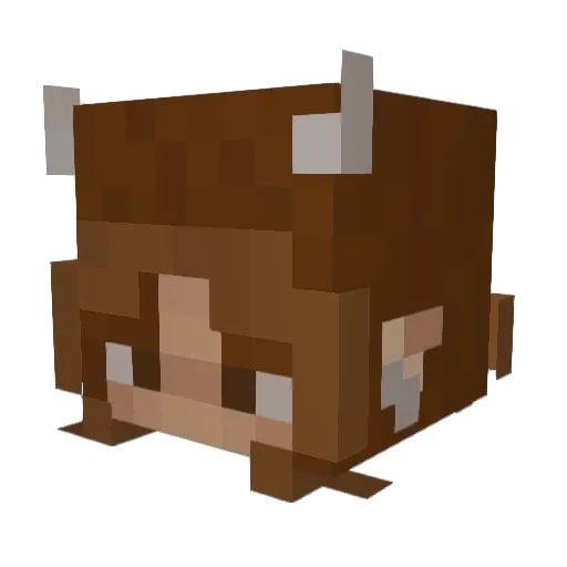 ilovescifi Minecraft avatar head, 3D render