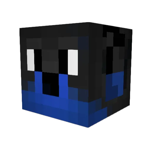 iloveslinky Minecraft avatar head, 3D render