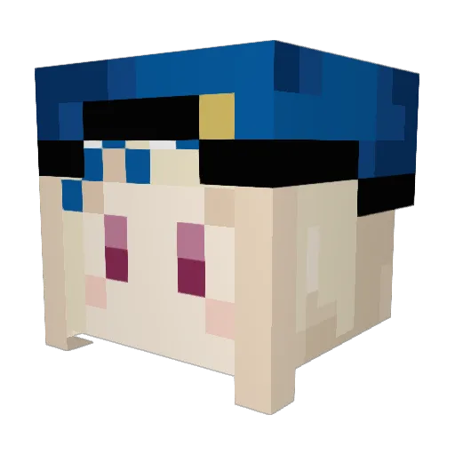 ilovesteak32 Minecraft avatar head, 3D render