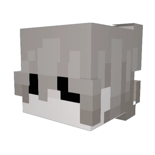 ilovethewinter Minecraft avatar head, 3D render