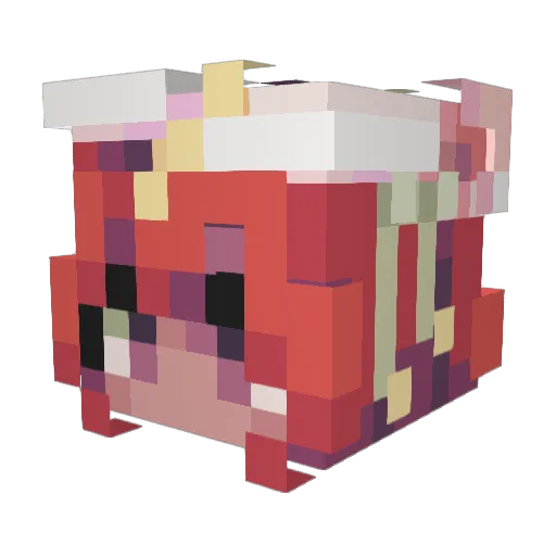 iloveyoukitten Minecraft avatar head, 3D render