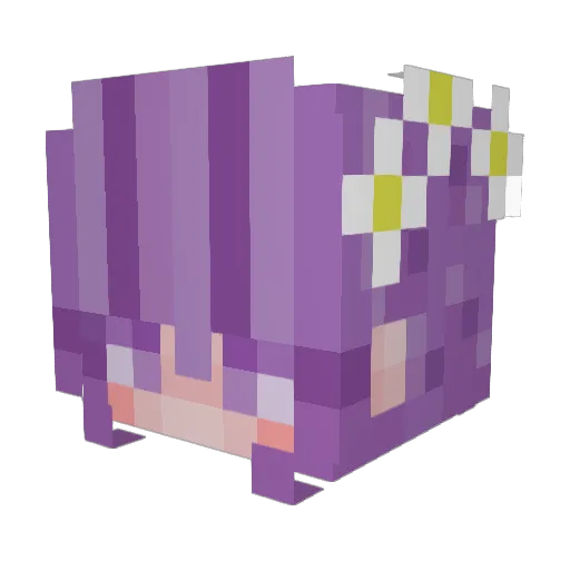 iloy15 Minecraft avatar head, 3D render