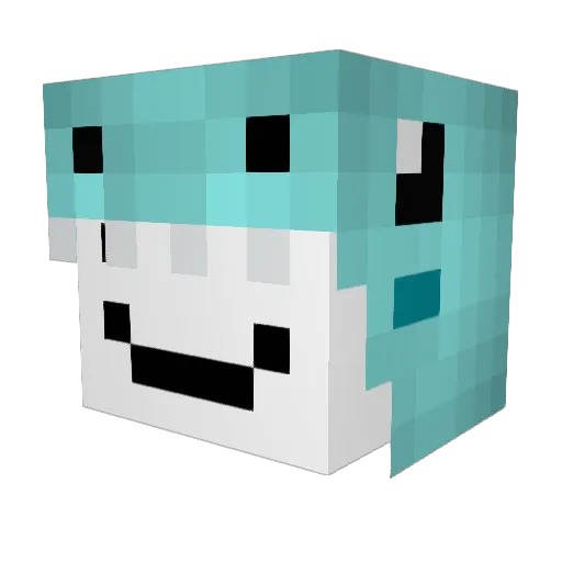 ilse608 Minecraft avatar head, 3D render
