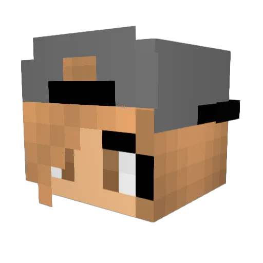 ilsee26 Minecraft avatar head, 3D render