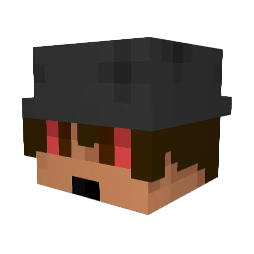 ilum1nado Minecraft avatar head, 3D render