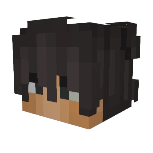 ilusha2305 Minecraft avatar head, 3D render