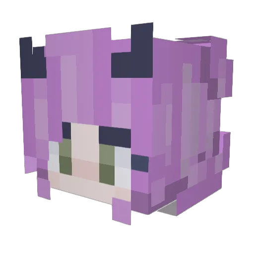 iluvdeadboys Minecraft avatar head, 3D render