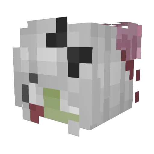 iluveddie Minecraft avatar head, 3D render