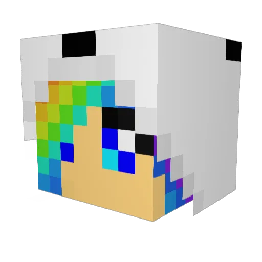 iluvminecraft427 Minecraft avatar head, 3D render