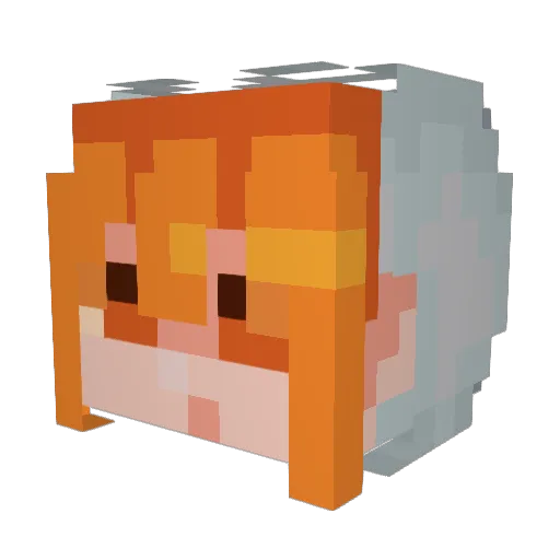 iluvminitrucks Minecraft avatar head, 3D render