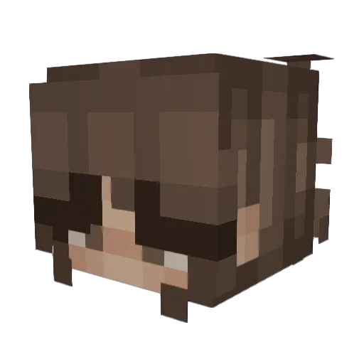 iluvshrooms69 Minecraft avatar head, 3D render