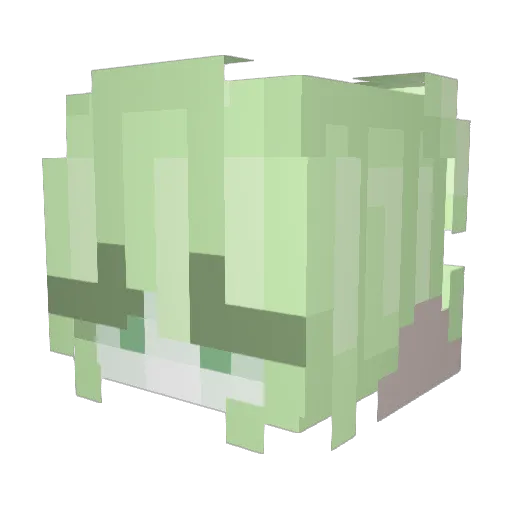 ilyCintiq Minecraft avatar head, 3D render