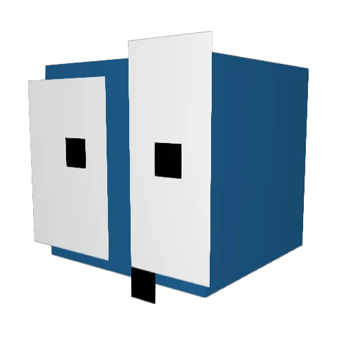 ilyCloud Minecraft avatar head, 3D render