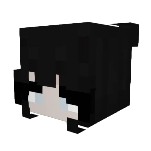 ilyMichelle Minecraft avatar head, 3D render
