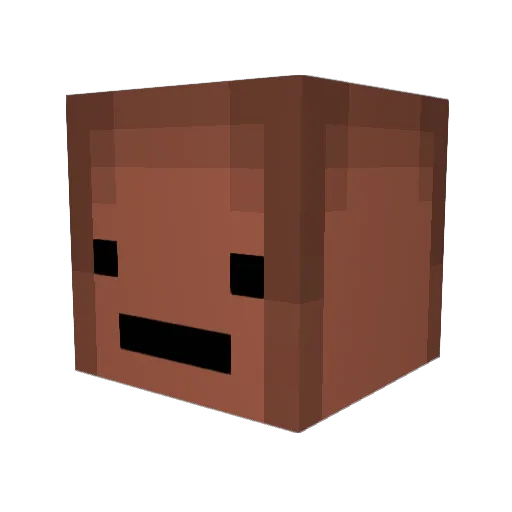 ilyPartial Minecraft avatar head, 3D render