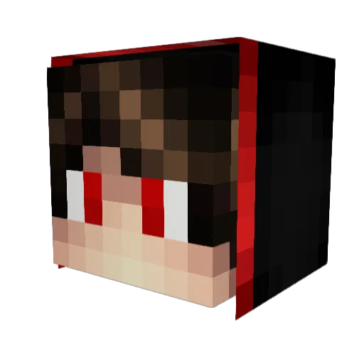 ilya0evveff Minecraft avatar head, 3D render