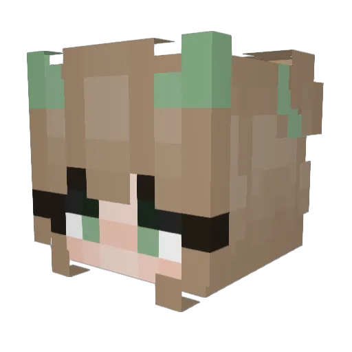 ilya_xo Minecraft avatar head, 3D render