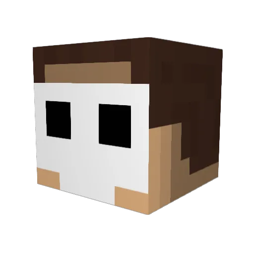 ilyas79 Minecraft avatar head, 3D render