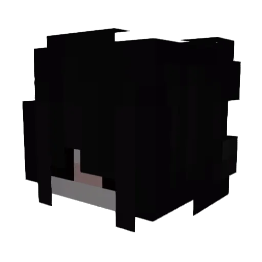 ilylinna Minecraft avatar head, 3D render