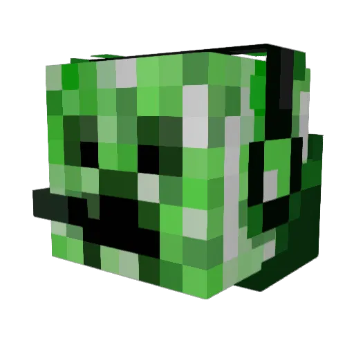 ilymarlon Minecraft avatar head, 3D render