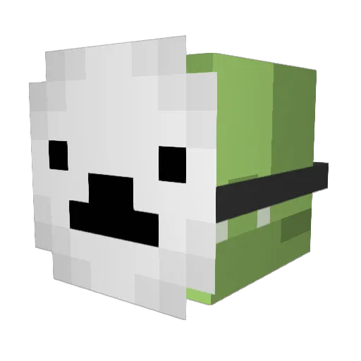 ilyyjohnny Minecraft avatar head, 3D render