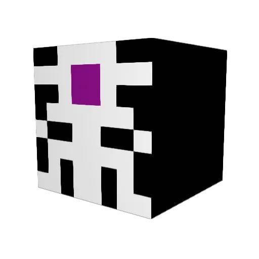 im20k Minecraft avatar head, 3D render