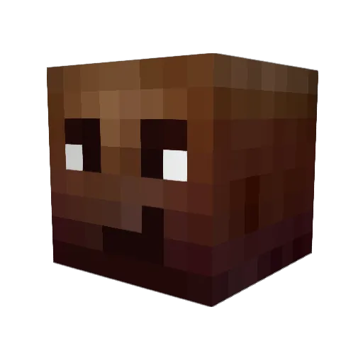 imAgamingApple Minecraft avatar head, 3D render